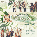 7/18（木）Moony LIVE