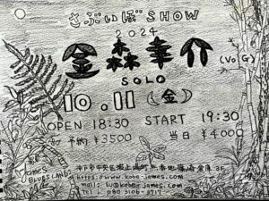 さぶいぼSHOW　金森幸介  solo