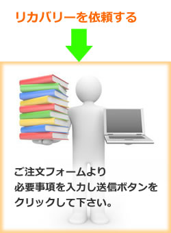 リカバリーを依頼する