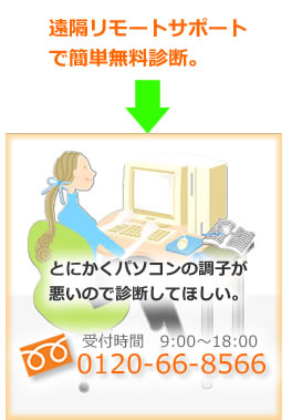 リモート診断を依頼する